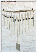 Windspiel aus Treibholz mit Klangspiel 52 cm