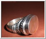 Ring Silber Perlmutt 17 mm