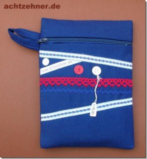 Utensilientschchen blau 22 x 15 cm