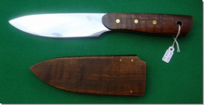 Nr.48/161eh Messer mit Olivenholzgriff
