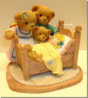 Katrina,Fritz and Forrest von Cherished Teddies 9 cm