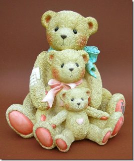 Theadore, Samantha  and Tyler, Cherished Teddies 22 cm