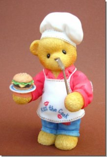 Dennis mit Hamburger Cherished Teddies 10 cm