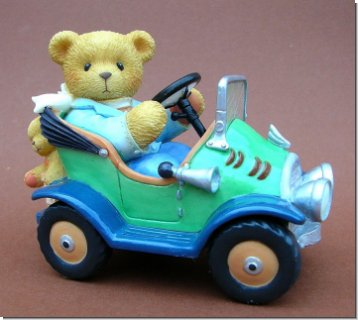 Dave fhrt Auto Cherished Teddies 8 x 10 cm