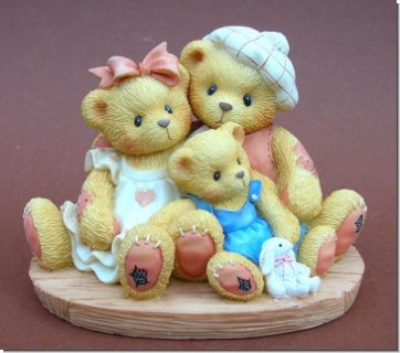 Penny, Chandler & Boots Familienglck Cherished Teddies 10 x 7,5 cm