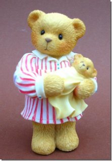 Lela Nightngale mit Baby Cherished Teddies 8 cm