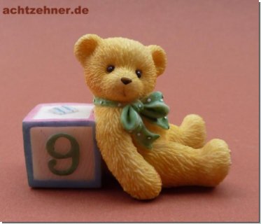 Zahl 9 Cherished Teddies 4 cm