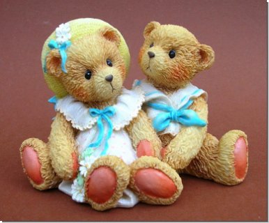 Ses Prchen Heidi and David Cherished Teddies 8 x 9,5 cm