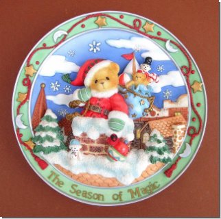 Season of Magic, Wandteller Cherished Teddies 16 cm