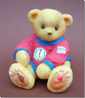 Quitscheteddy Toybox Rot Teddies Cherished Teddies 8 cm