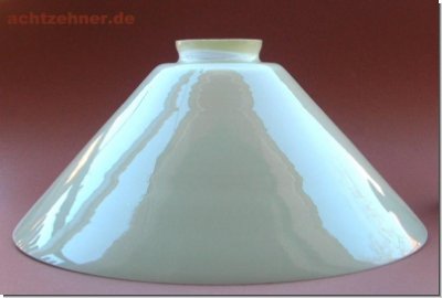 Lampenschirm aus Glas in creme 11 x 25 cm