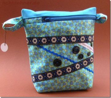 Utensilientschchen mittelblau 20 x 18 cm