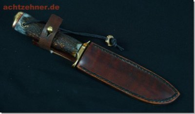 253eh Jagdmesser Hirschhorn 23,5 cm