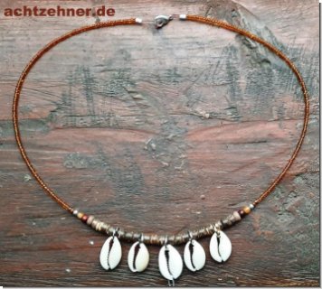 Collier Kauri Muschel 47 cm