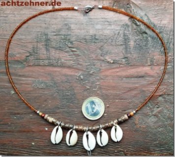 Collier Kauri Muschel 47 cm