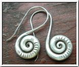 Silberne Antike Spiralen 3,1 cm