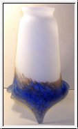 Lampenschirm von Art d France - blau/ weiß 18 cm