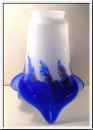 Lampenschirm von Art d France - blau/ weiß 17 cm