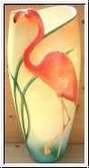 Flamingo design, Vase von Franz Porzellan 43 cm
