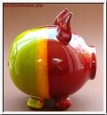 Sparschwein Gramann Keramik Multicolor 16 cm