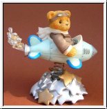 Milton im Flugzeug Cherished Teddies 10,5 cm