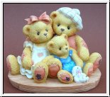 Penny, Chandler & Boots Familienglck Cherished Teddies 10 x 7,5 cm