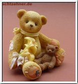 LILY mit Blumen & Teddybär von Cherished Teddies 7 cm