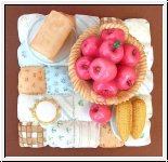 Picknickdecke mit Essen Cherished Teddies 9,5 cm