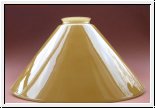 Lampenschirm aus Glas in cognac 14 x 24,5 cm